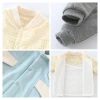 Baby thin cotton vest three-piece set, new autumn and winter set for infants and toddlers, newborn hooded clothes details Picture